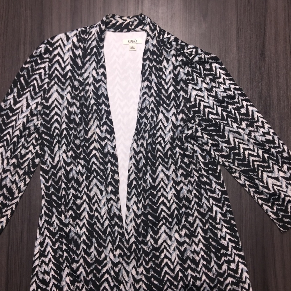 Cato Women’s Black & White Blazer Size Large